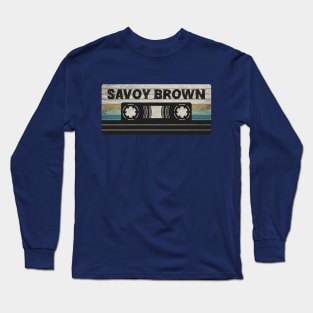 Savoy Brown Mix Tape Long Sleeve T-Shirt